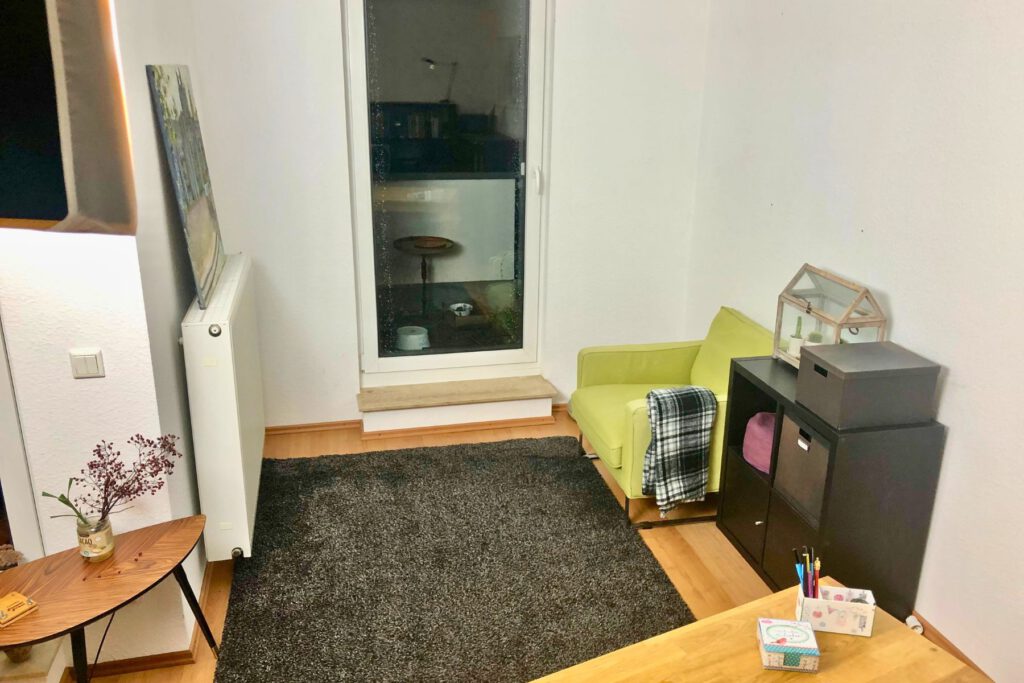 Nachher: Platz für Yoga und Entspannung.